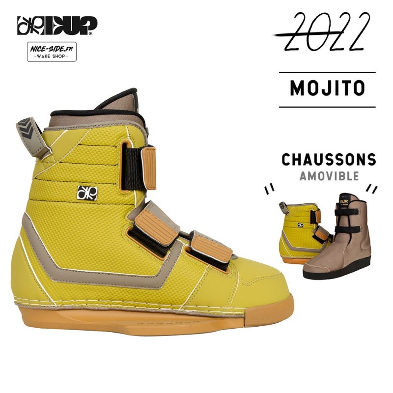 Double Up Mojito 2022 pack chausses wakeboard homme wakepark
