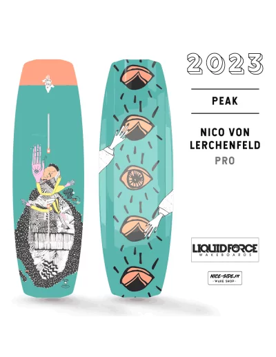 Peak liquid force 2023 wakeboard homme wakepark