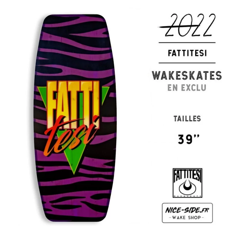 Fattitesi wakeskate en destockage solde black friday- 10% taille 39