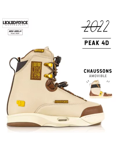 Liquid Force Peak 2022 chausses wakeboard chaussons