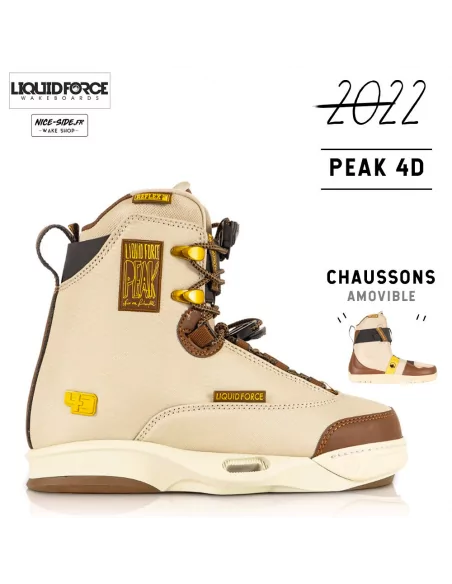 Liquid Force Peak 2022 chausses wakeboard chaussons