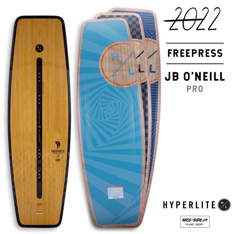 Hyperlite Freepress 2022 wakeboard homme wakepark