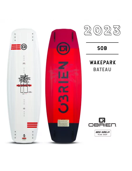 Obrien SOB 2023 wakeboard homme bateau