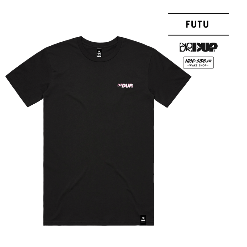 T-shirt futu Double up basic noir black