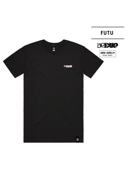 T-shirt futu Double up basic noir black