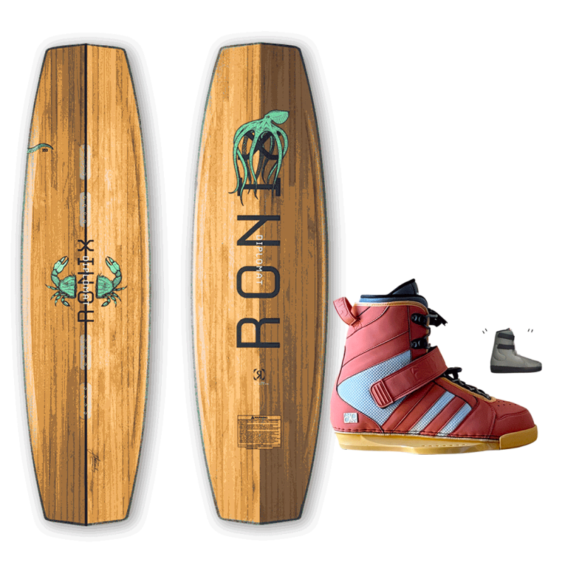 Pack Ronix wakeboard Diplomat + chausses Heritage 6X destockage wakeboard