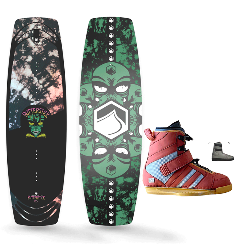 Pack Butterstick + chausses Heritage 6X destockage wakeboard