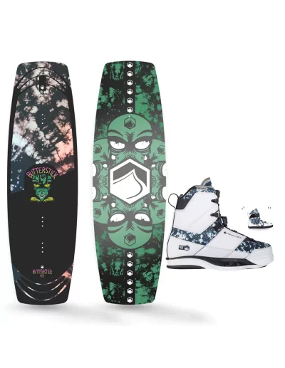 Pack Butterstick + chausses Peak 6X destockage wakeboard