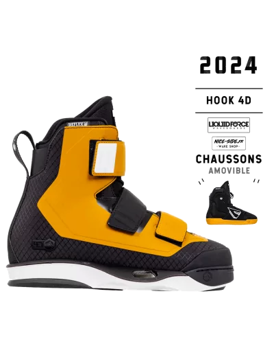 Liquid Force Hook 4D 2024 chausses wakeboard