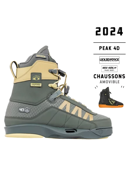 Chausses wakeboard Liquid Force 2024 Peak 4D