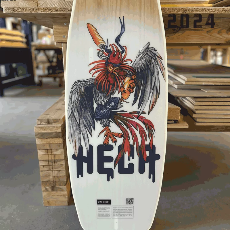 Heca wakeskate Robin Pernet signature...