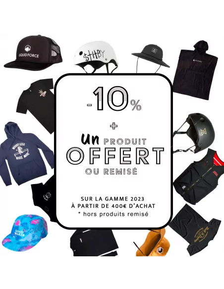 Prends ton pack wakeboard -10% plus un produits offert ou remisé