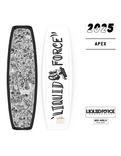 Liquid force 2025 wakeboard homme apex wakepark pack wake