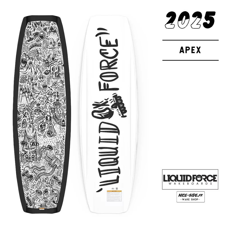 Liquid force 2025 wakeboard homme apex wakepark pack wake