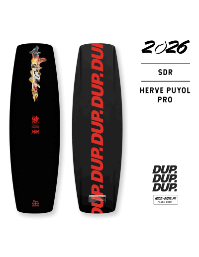 2026 Wakeboard Double Up SDR PRO Hervé Puyol wakeboard cable