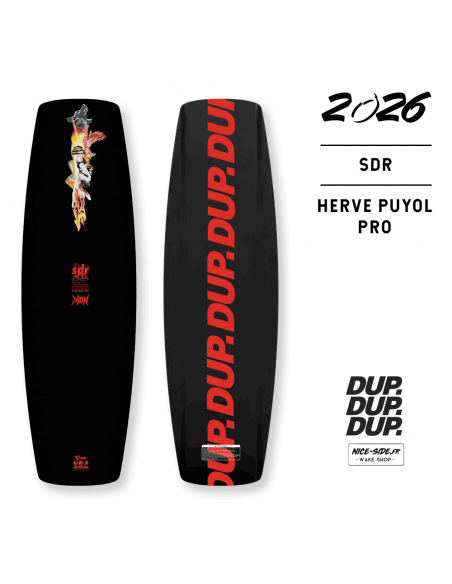 2026 Wakeboard Double Up SDR PRO Hervé Puyol wakeboard cable