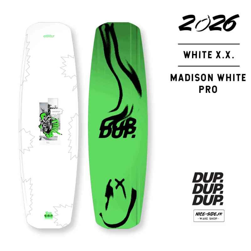 2026 Wakeboard Double Up Madison white xx