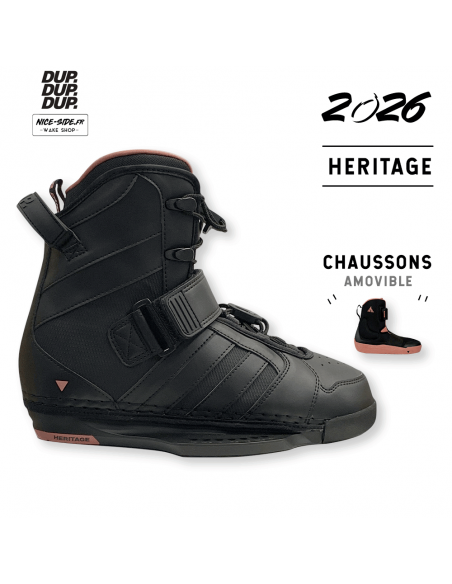2026 Chausses Double Up Figment Heritage noir wakeboard cable