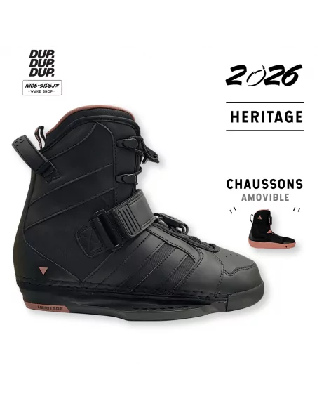 2026 Chausses Double Up Figment Heritage noir wakeboard cable