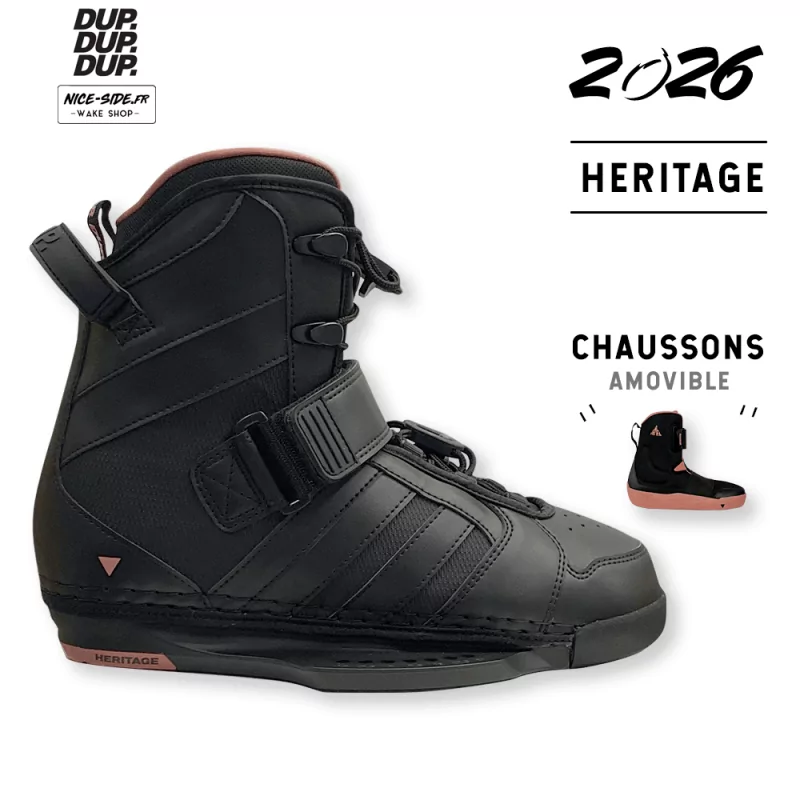 2026 Chausses Double Up Figment Mojito noir wakeboard cable