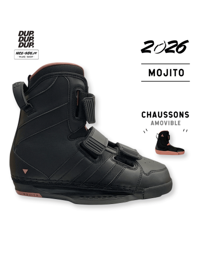 2026 Chausses Double Up Figment Mojito noir wakeboard cable