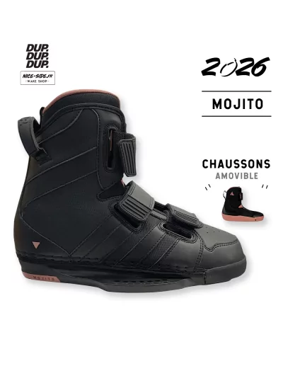 2026 Chausses Double Up Figment Mojito noir wakeboard cable