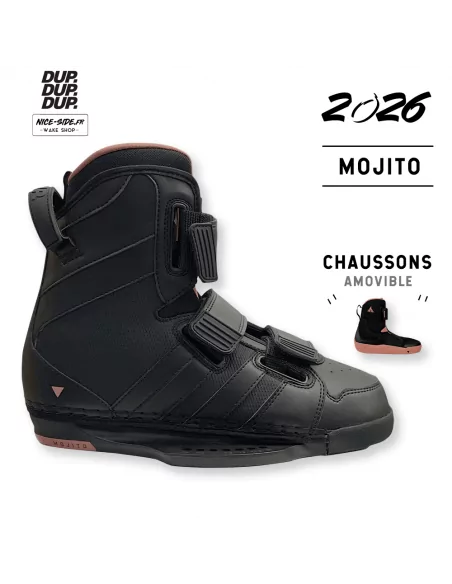 2026 Chausses Double Up Figment Mojito noir wakeboard cable