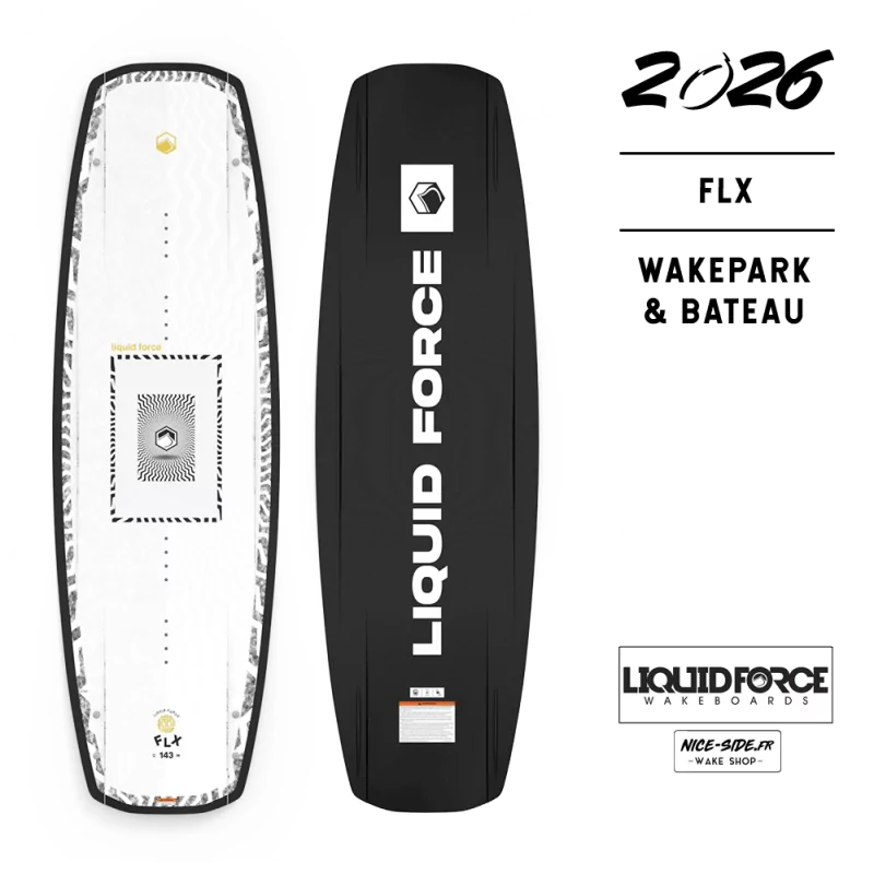 2026 Wakeboard Liquid Force FLX wakepark bateau
