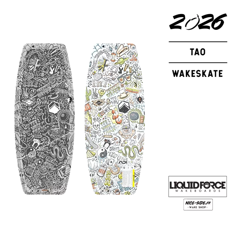 2026 Wakeskate Liquid Force Tao – Daniel Grant wakepark et bateau