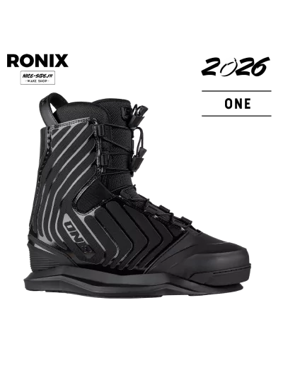 2026 Chausses Ronix One Gloss Lidnight wakepark et bateau
