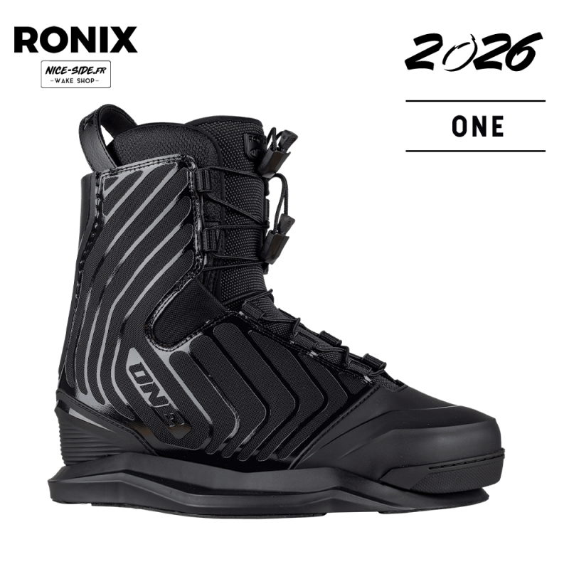 2026 Chausses Ronix One Gloss Lidnight wakepark et bateau