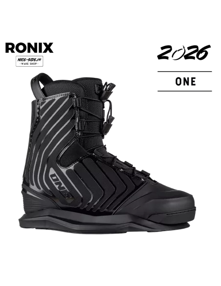 2026 Chausses Ronix One Gloss Lidnight wakepark et bateau