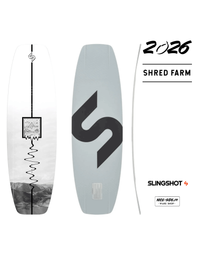 2026 Slingshot wakeboard Shred Farm wakepark cable