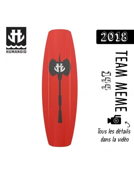 planche de wakeboard homme Humanoid 2018 Team Meme 144 cm black friday