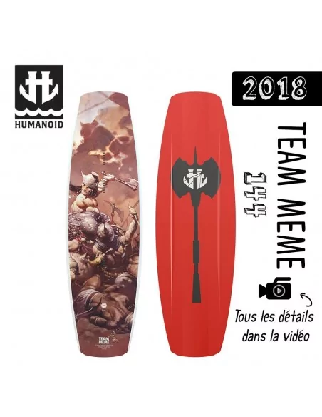 planche de wakeboard Humanoid 2018 Team Meme 149 destockage