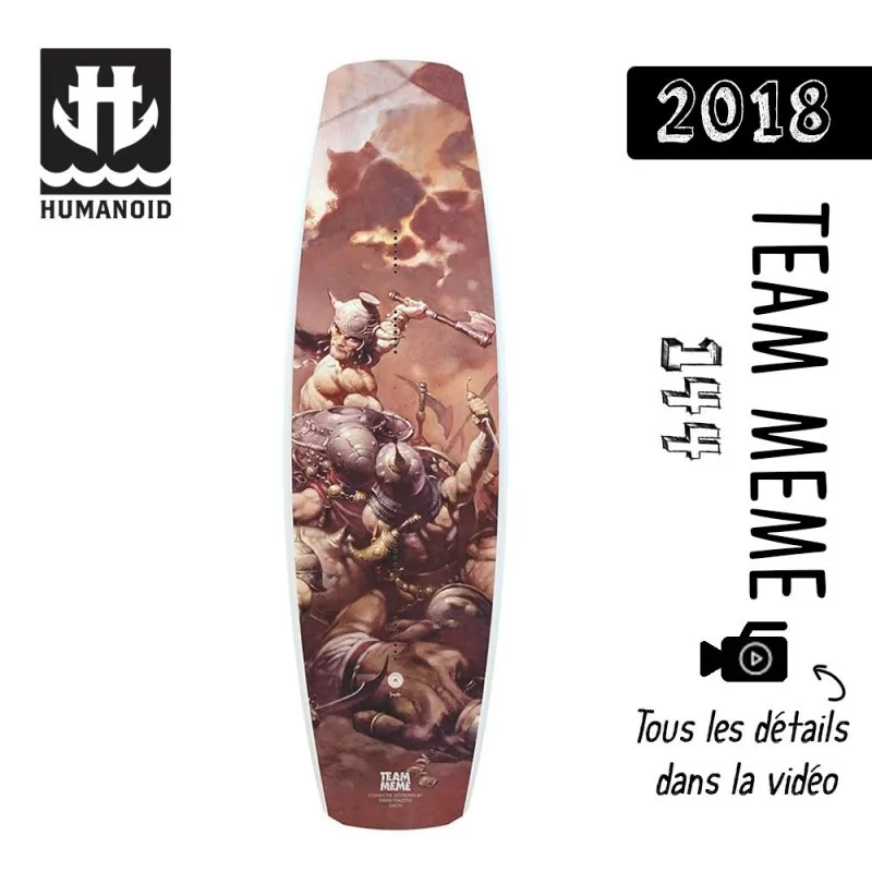 planche de wakeboard bon plan Humanoid 2018 Team Meme 144 cm bon plan