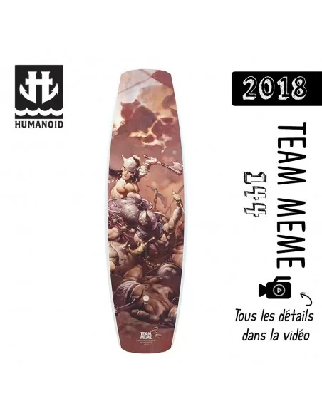 planche de wakeboard bon plan Humanoid 2018 Team Meme 144 cm bon plan