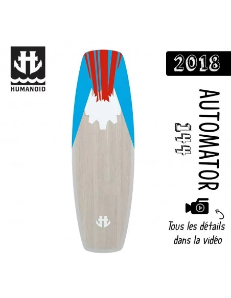 planche de wakeboard homme Humanoid 2018 Automator 144 cm black friday