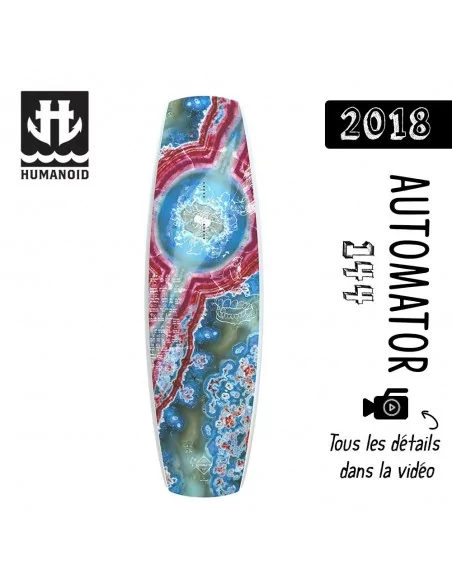 planche de wakeboard Humanoid 2018 Automator 144 cm destockage