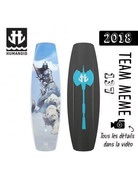 planche de wakeboard Humanoid 2018 Team Meme 137 cm destockage