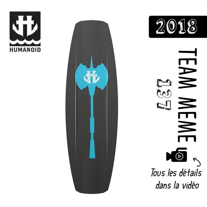 planche de wakeboard Humanoid 2018 Team Meme 137 cm destockage