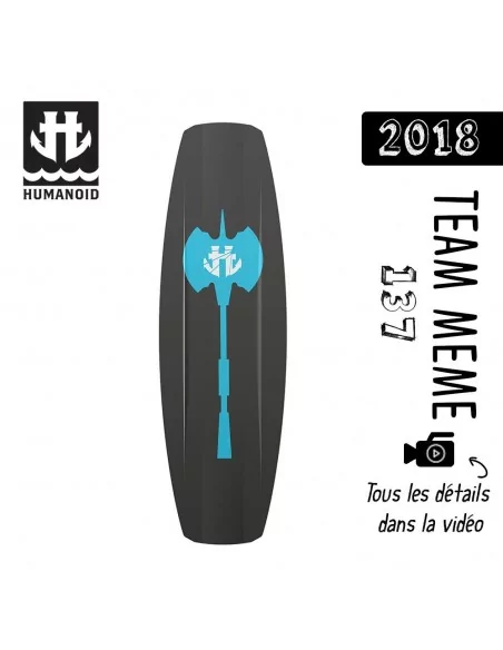 planche de wakeboard Humanoid 2018 Team Meme 137 cm destockage