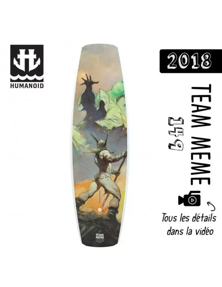 planche de wakeboard bon plan Humanoid 2018 Team Meme 149 cm bon plan