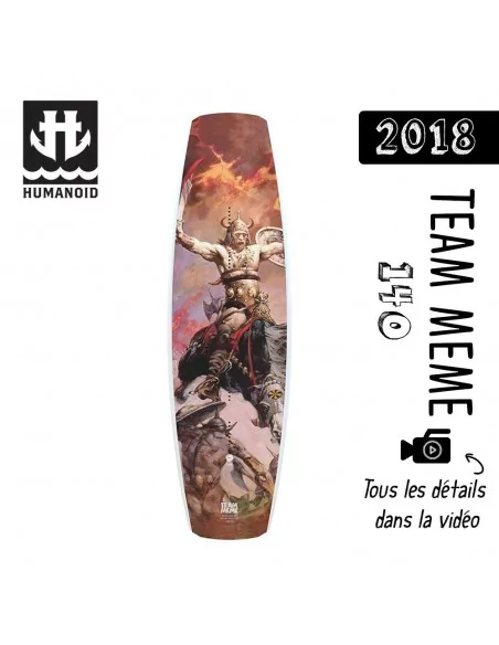 planche de wakeboard bon plan Humanoid 2018 Team Meme 140 cm bon plan