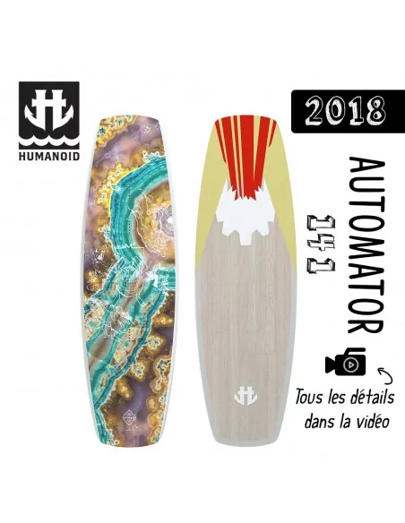planche de wakeboard Humanoid 2018 Automator 141 cm bon plan