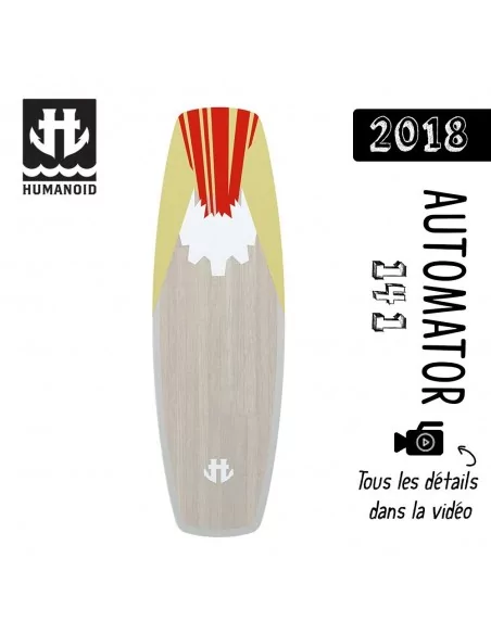 planche de wakeboard homme Humanoid 2018 Automator 141 cm black friday