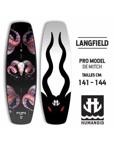 planche de wakeboard Humanoid Langfield Pro 2017 141, 144 cm