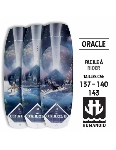 Destockage wakeboard cable Humanoid wakeboard Oracle 2016 143, 140, 137 cm 