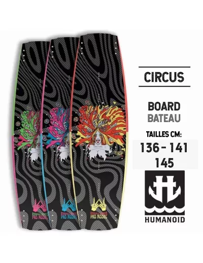 Humanoid wakeboard Circus 2017 145, 141, 136 cm occasion