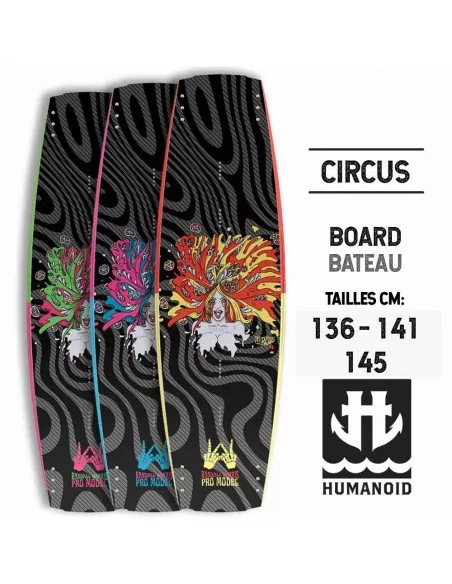 Humanoid wakeboard Circus 2017 145, 141, 136 cm occasion